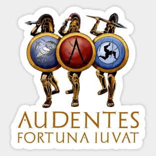 Audentes Fortuna Iuvat - Fortune Favours The Bold Sticker